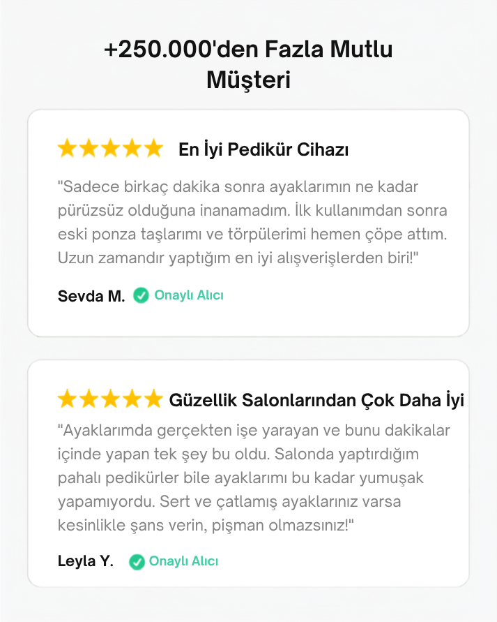 PediPür Soft 3  Pro – Elektrikli Nasır & Topuk Törpüsü