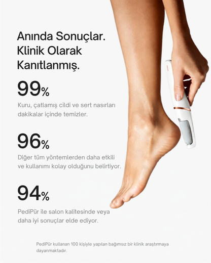 PediPür Soft 3  Pro – Elektrikli Nasır & Topuk Törpüsü