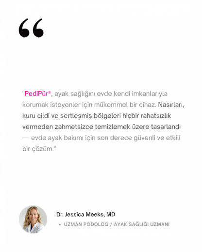 PediPür Soft 3  Pro – Elektrikli Nasır & Topuk Törpüsü